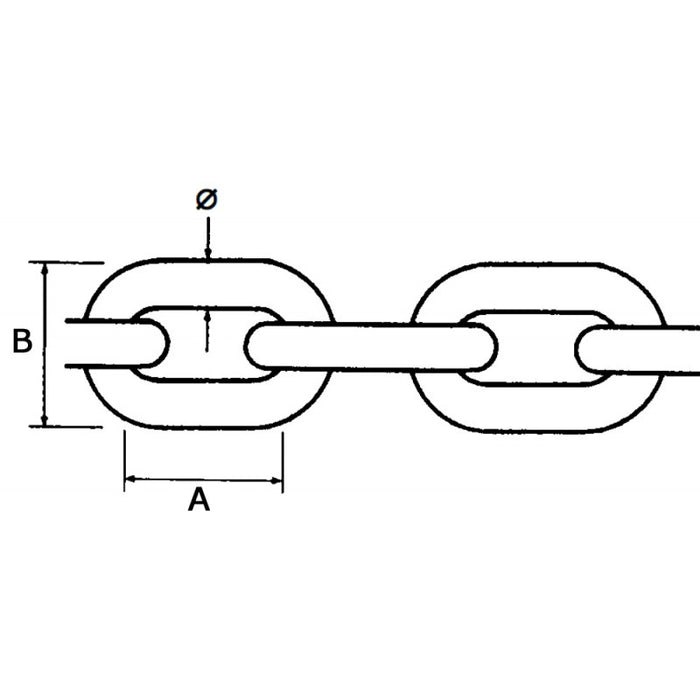 CATENA INOX GENOVESE � MM.10