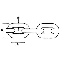 CATENA INOX GENOVESE � MM.8