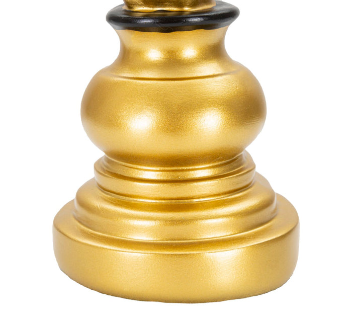 CAVALLO ORO E NERO CM 14X11X27