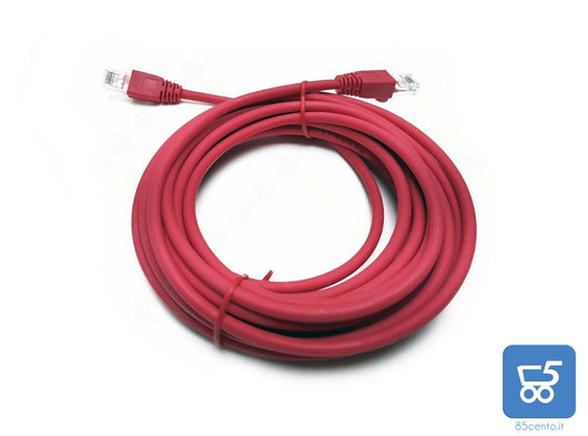 CAVO RETE LAN 5 MT PATCH CAT5E UTP  RJ-45 LAN DVR PS4 PS3 SKY DEMAND RACK SWITCH