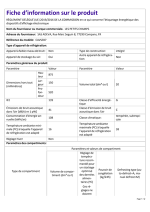 Cantinetta 7 bottiglie nera CAVSEB7