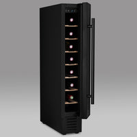 Cantinetta 7 bottiglie nera CAVSEB7