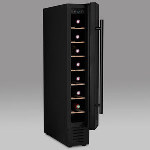 Cantinetta 7 bottiglie nera CAVSEB7