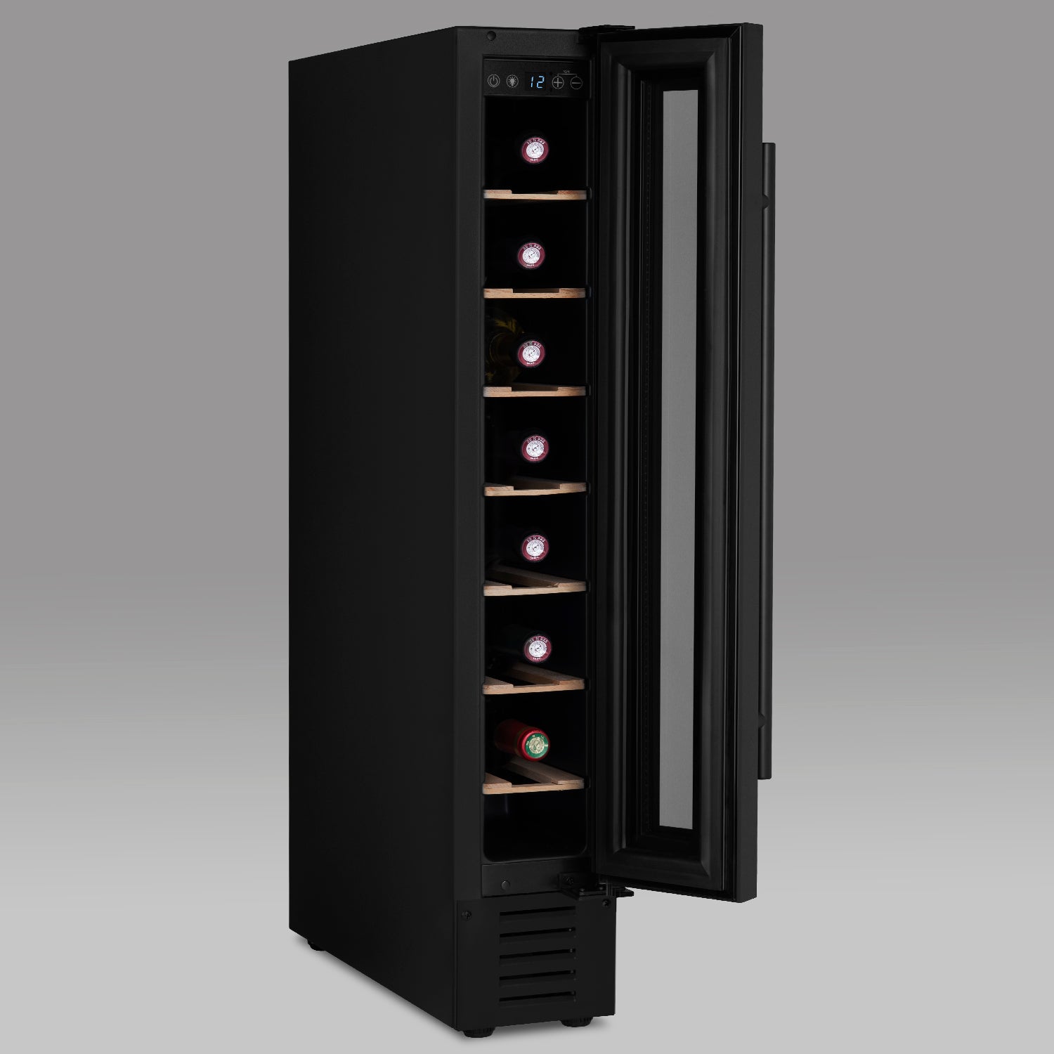 Cantinetta 7 bottiglie nera CAVSEB7