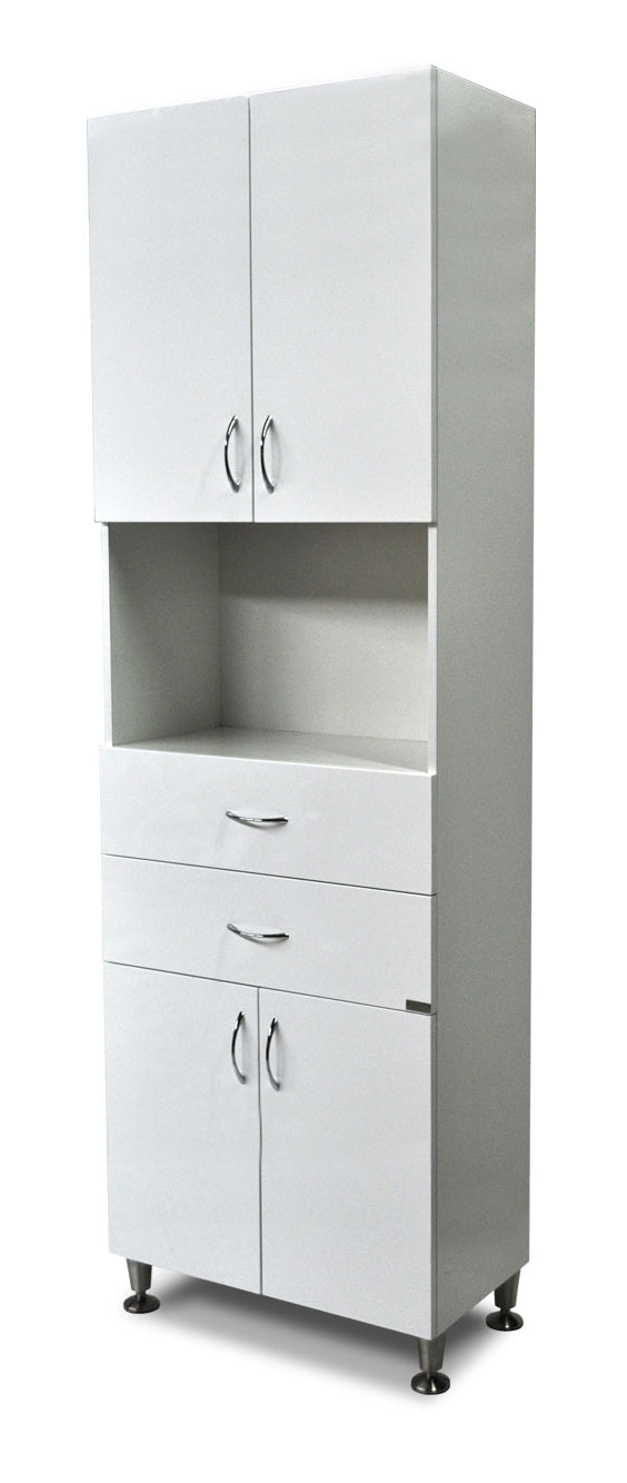 Mobile arredo bagno a 4 ante e 2 cassetti, Armadio mod. Oscar CB032B