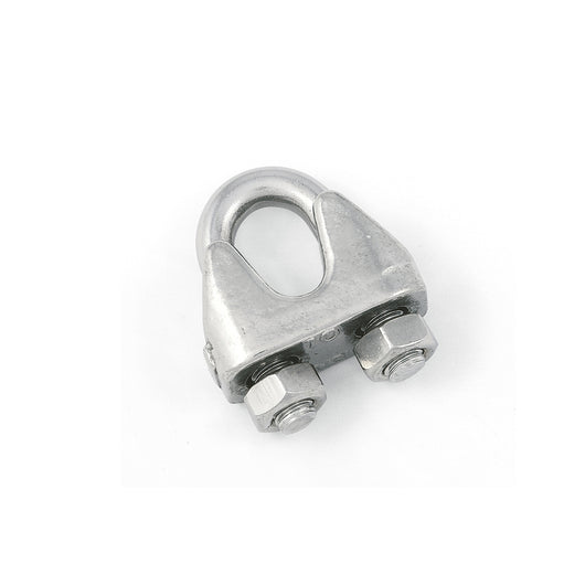 Morsetto per funi Ã˜ 6 mm. in acciaio Inox A4 - AISI 316 - 2 pz.