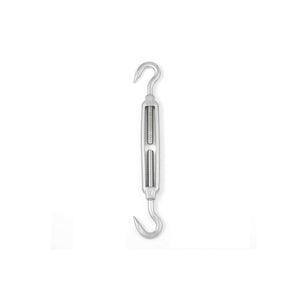 Tenditore a 2 ganci M5 mm. in acciaio zincato