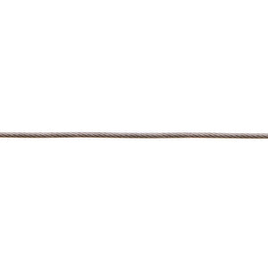 Fune metallica plastificata Ã˜ 3 - 4 mm. con nucleo in fibra tessile 80 mt.