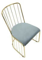 Sedia Cage Celeste Cm 47X56X82 Set 2 Pz (Altezza Seduta Cm 45)