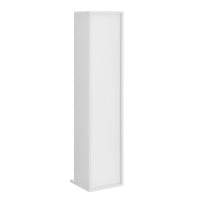 Scaffale porta CD/DVD a torre 90 cm MDF melaminico bianco 03_0001677