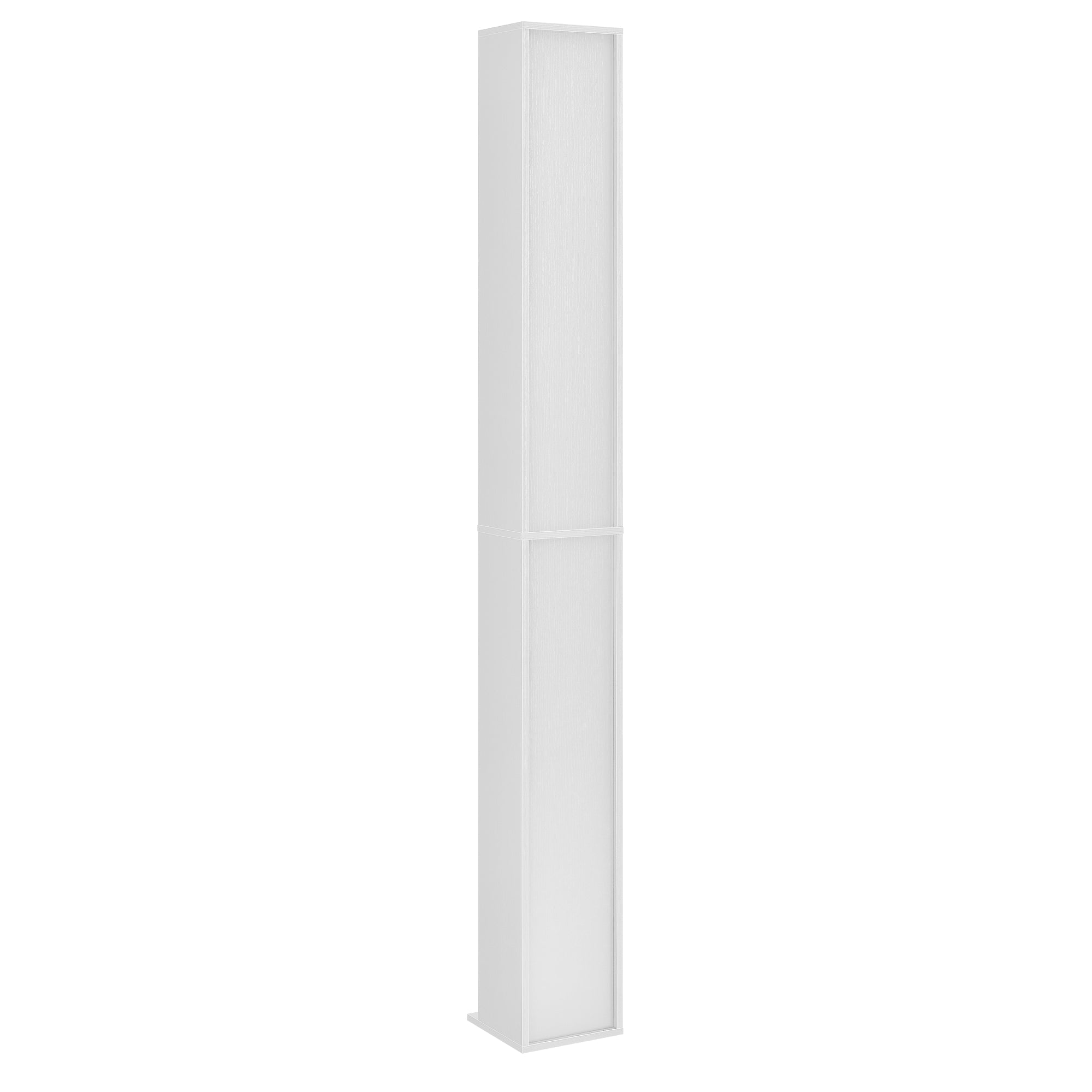 Scaffale per armadio a torre porta CD/DVD 175 cm MDF bianco 03_0004500