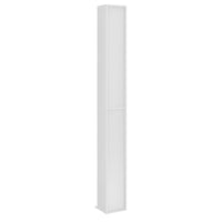 Scaffale per armadio a torre porta CD/DVD 175 cm MDF bianco 03_0004500