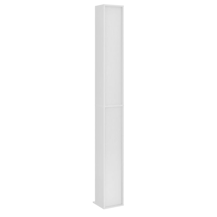 Scaffale per armadio a torre porta CD/DVD 175 cm MDF bianco 03_0004500