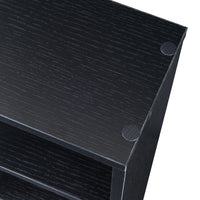 Scaffale a Colonna Tynset con 12 Scomparti per CD DVD 175x20x20 cm Nero [en.casa]