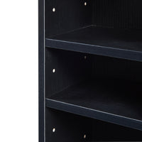 Scaffale a Colonna Tynset con 12 Scomparti per CD DVD 175x20x20 cm Nero [en.casa]