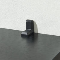 Scaffale a Colonna Tynset con 6 Scomparti per CD DVD 90x20x20 cm Nero [en.casa]