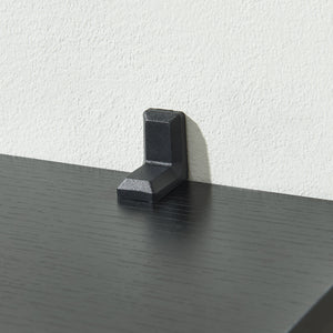 Scaffale a Colonna Tynset con 6 Scomparti per CD DVD 90x20x20 cm Nero [en.casa]