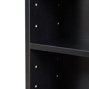 Scaffale a Colonna Tynset con 6 Scomparti per CD DVD 90x20x20 cm Nero [en.casa]