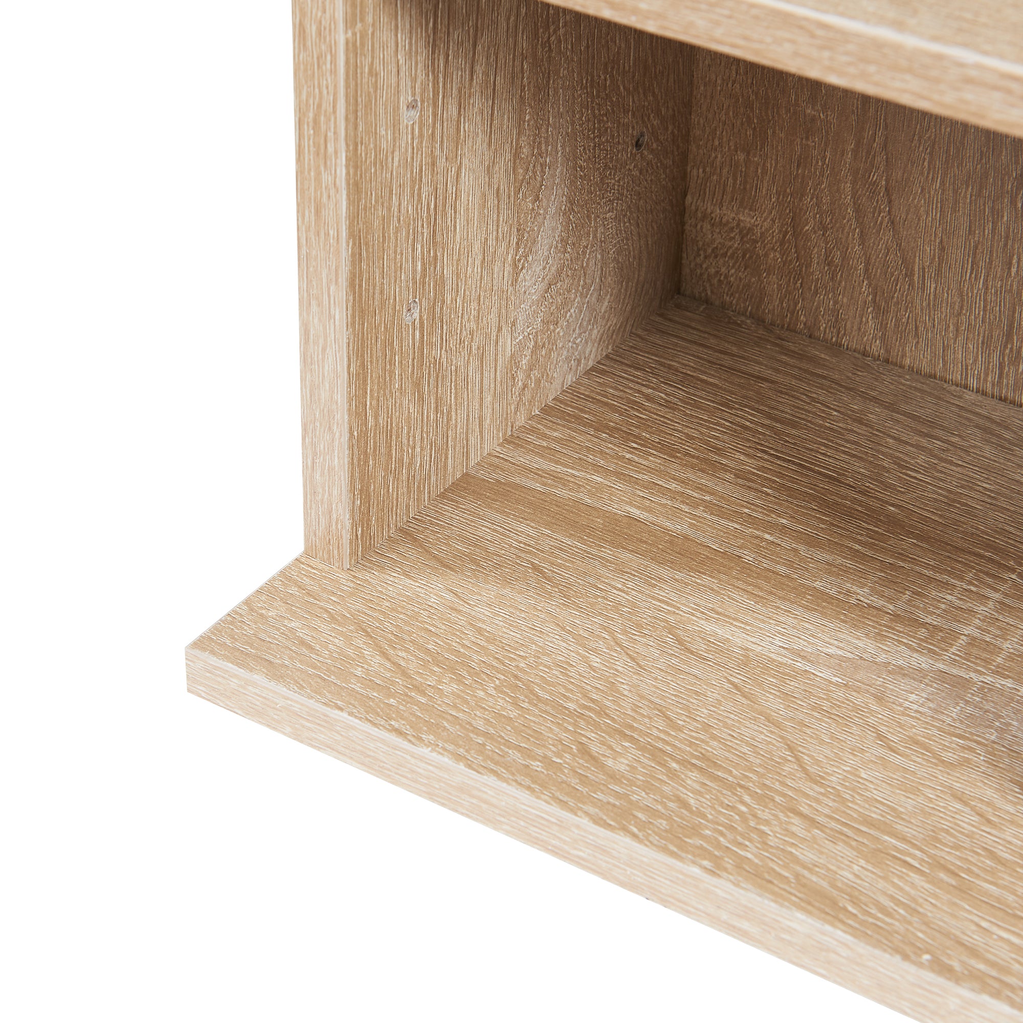 Scaffale a Colonna Tynset con 6 Scomparti per CD DVD 90x20x20 cm Effetto Rovere Sonoma [en.casa]