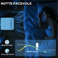 Condizionatore Portatile 4 in 1 con Deumidificatore, Timer 24 Ore e Telecomando, Bianco