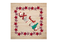 Tovaglia Natale Digitale Centrotavola Natalizio 100% Cotone Ninnoli Xmas SV - 90x90 - Ninnoli