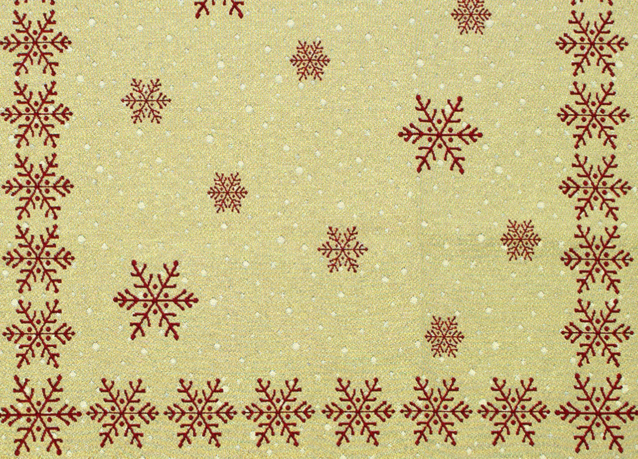 Tovaglia Natale Centrino Runner Tavolo Centrotavola Natalizio Gnomo Cuore 1063 - 100x100 - Gnomo Cuore