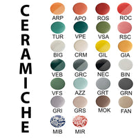 Applique Vintage Decò Ayrton Ceramica Grigio 1 Luce E27