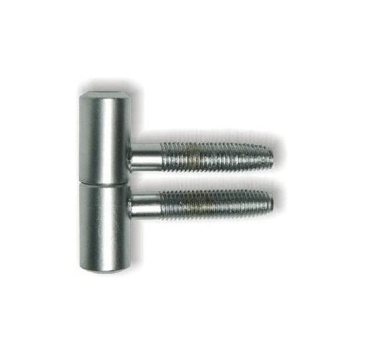 Cerniere Anuba per porte e finestre legno,2 pezzi Maschio Femmina,13 mm,Satinato