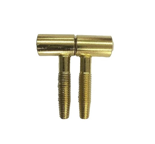 Cerniere Anuba per porte e finestre legno,2 pezzi Maschio Femmina,14 mm,Ottone