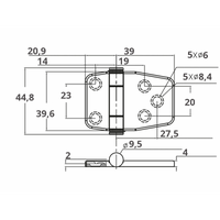 CERNIERA INOX 316 CON COPERTURA