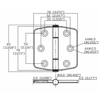 CERNIERA INOX 316 CON COPERTURA