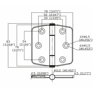 CERNIERA INOX 316 CON COPERTURA