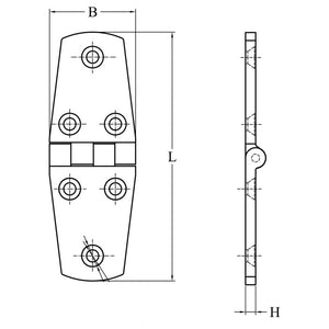 CERNIERA INOX MM.102x38