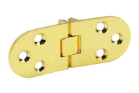 CERNIERE A BISCOTTO MM 80X30 OTTONE LUCIDO