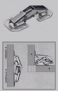 CERNIERE UNIVERSALE A MOLLA X ARMADI PZ.2