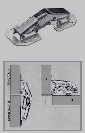 CERNIERE UNIVERSALE A MOLLA X ARMADI PZ.2