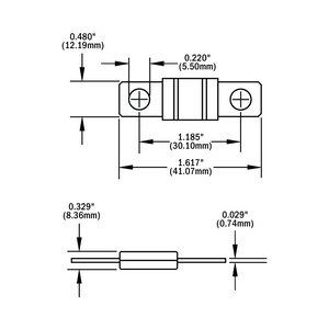 CF. 2 FUSIBILE MIDI 80A BIANCO