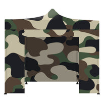Taman Tenda / Gazebo Per Giardino 3X6 Impermeabile Tendone Pieghevole Fiere Mercati Con Teli Laterali Colore Camouflage