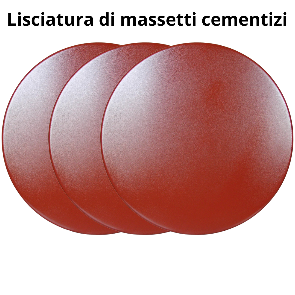 Disco acciaio liscia massetti cementizi diametro 600mm monospazzola maxititina