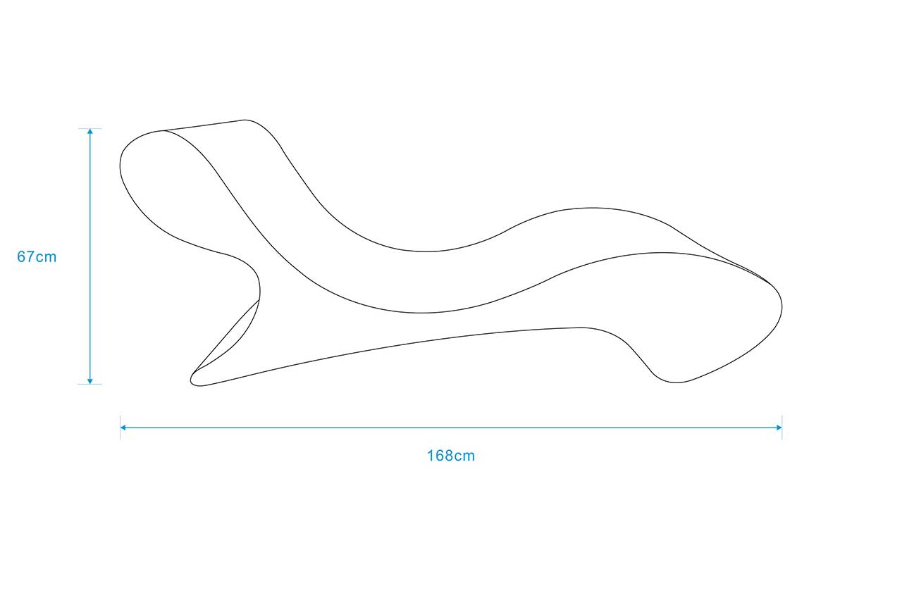 Sined Andromeda Chaise Longue Realizzata In Polietilene Da 168x60x67 Cm Bianca