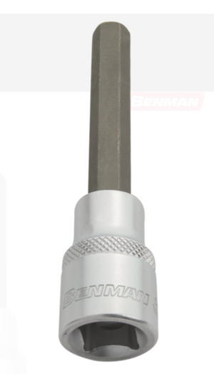 CHIAVE A BUSSOLA ESAGONALE 1/2", 12mmxL 100mm - BENMAN 