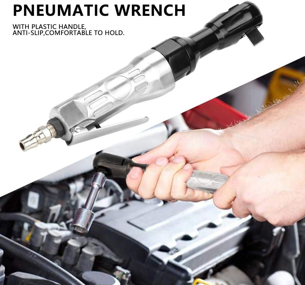 CHIAVE CRICCHETTO AD ARIA COMPRESSA REVERSIBILE ESAGONALE ATTACCO 1/2'' 90PSI