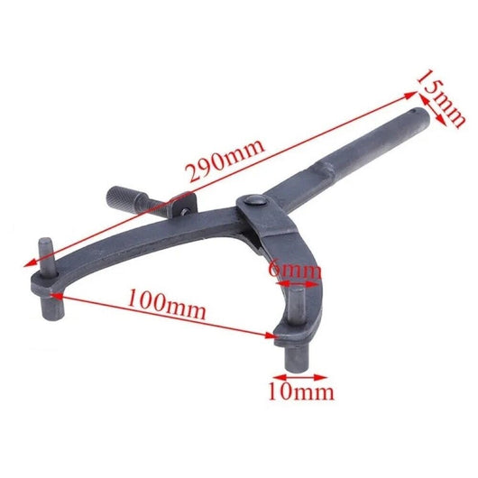 CHIAVE PINZA REGOLABILE BLOCCA VOLANO MOTO SCOOTER VARIATORE PULEGGIA CAMPANA