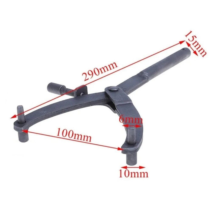 CHIAVE PINZA REGOLABILE BLOCCA VOLANO MOTO SCOOTER VARIATORE PULEGGIA CAMPANA