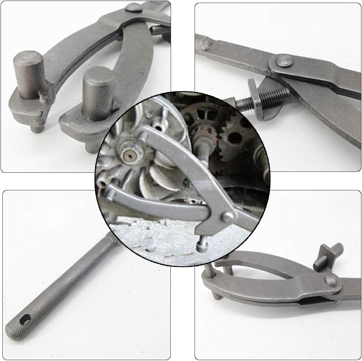 CHIAVE PINZA REGOLABILE BLOCCA VOLANO MOTO SCOOTER VARIATORE PULEGGIA CAMPANA