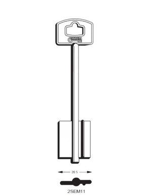 CHIAVI 5SCM14 SICUREMME X PORTE COR