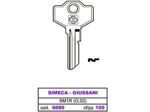CHIAVI PZ10 GIUSSANI SM1R MARCA GENERICO