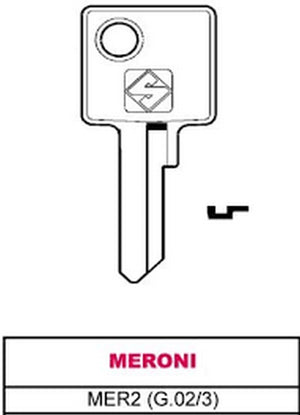 CHIAVI PZ10 MERONI MER2 SENZA MARCA GENERICO