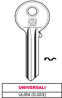 CHIAVI PZ10 UL 054 UNIVERSALE SENZA MARCA GENERICO