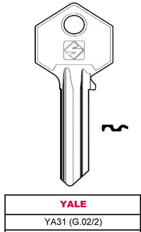 CHIAVI PZ10 YALE YAL6 SENZA MARCA GENERICO